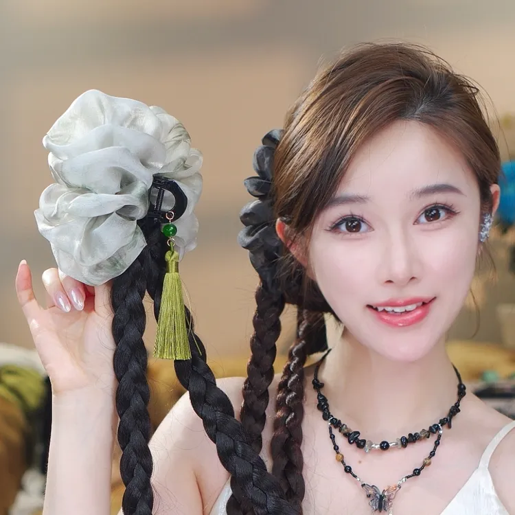【辫子抓夹】原创设计风显气质显发量轻奢小众高级感抓夹1820