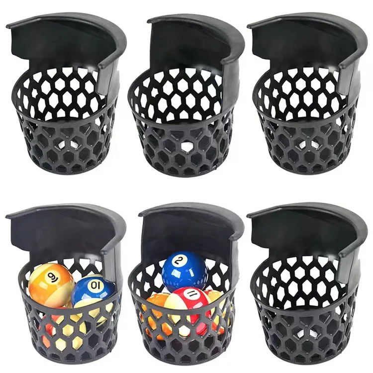 塑料落球口 台球配件小落球袋 大落球袋6个一套