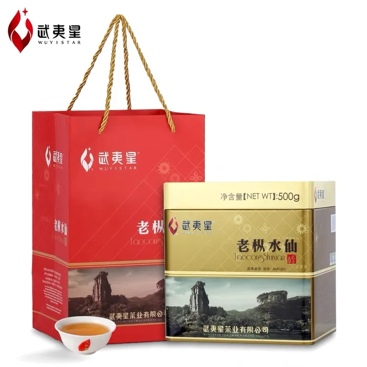 武夷星老枞水仙MC301茶叶罐装特级茶叶武夷岩茶散茶乌龙茶
