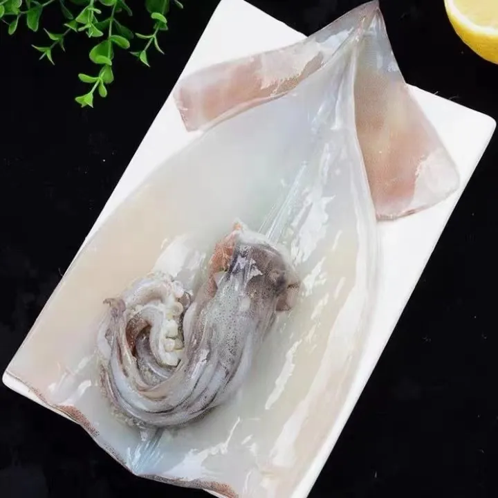 锁鲜去皮大鱿鱼5斤/份每份3-5条去皮去内脏免清洗单条包装