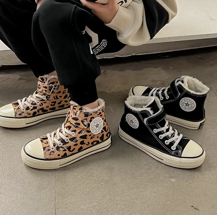 【丁丁推荐款】冬季儿童高帮棉鞋女童加棉加厚鞋子男童韩版童鞋小童