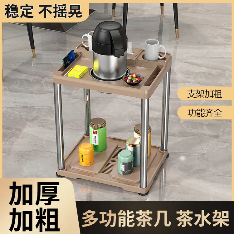 麻将机茶几棋牌室麻将馆专用加厚麻将机旁小桌子配件烟灰缸茶水架