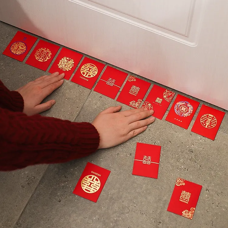 结婚接亲迷你订婚专用小号拦门个性创意婚礼堵门红包袋2元利是封