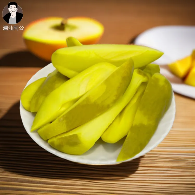 潮汕泡芒果条酸甜爽脆甘草水果新鲜当季饭后孕妇水果潮汕特产500g