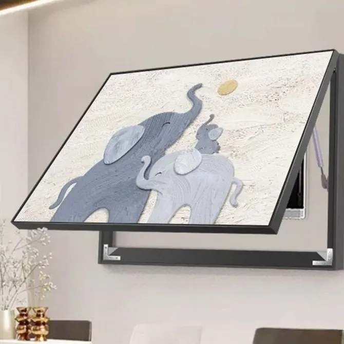 电表箱配电箱遮挡箱黑色优选家居壁画挂画挂墙挂画家居饰品