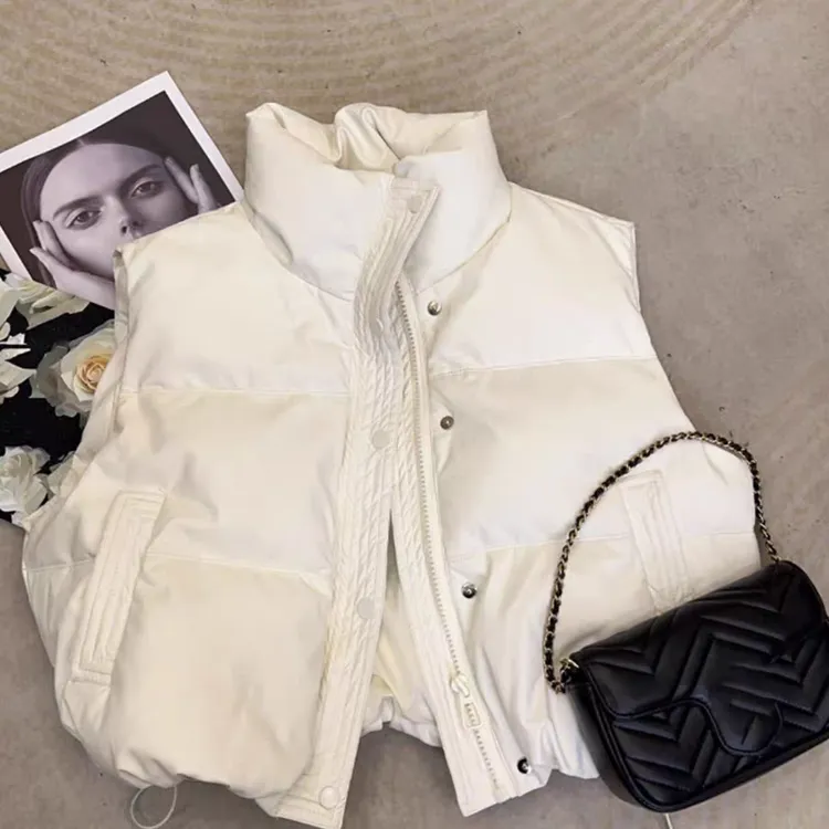 2025新款潮牌软蛋皮免洗韩版宽松显瘦防风抽绳马甲抽绳户外806