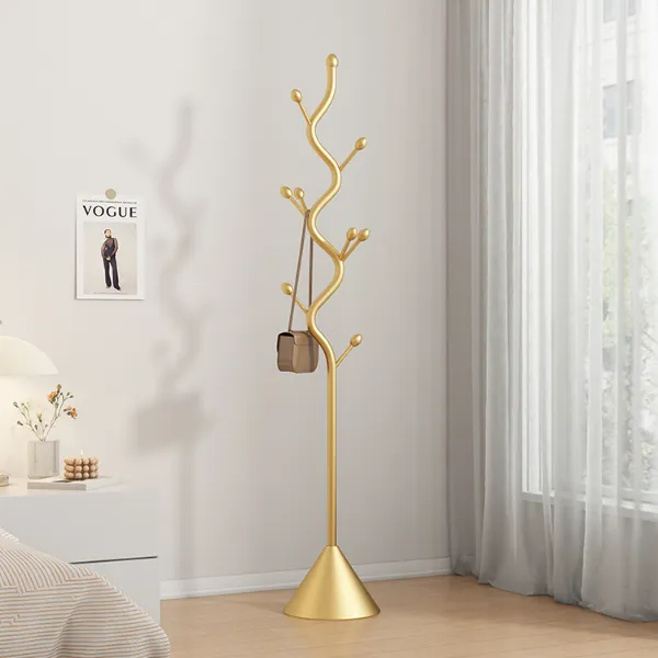 卧室网红落地衣架家用衣帽架房间简易立式挂衣架客厅挂包架衣服架