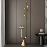 轻奢落地多功能艺术立式衣帽架置物架创意客厅家用衣服架挂衣架