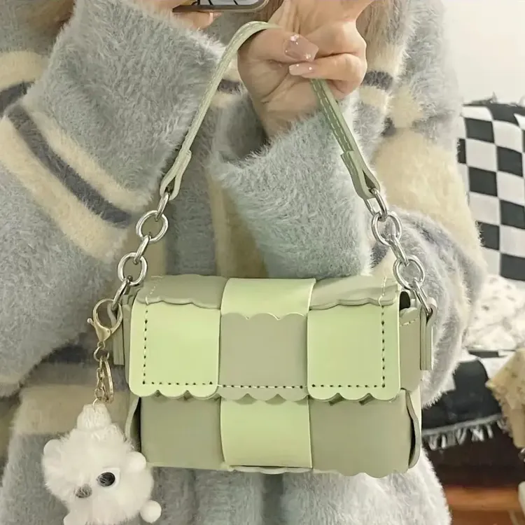 【小羊】手工diy包包编织包材料包手工包送女友礼物送视频教程