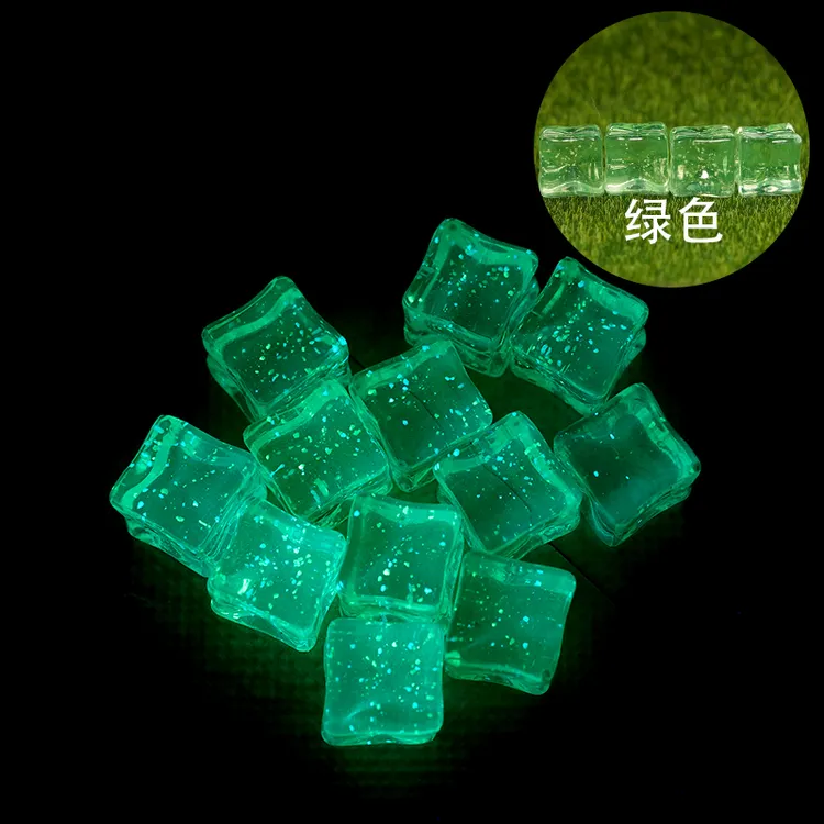 1.8厘米夜光星空仿真冰块DIY潮玩拼接创意手工手机支架发光玩具