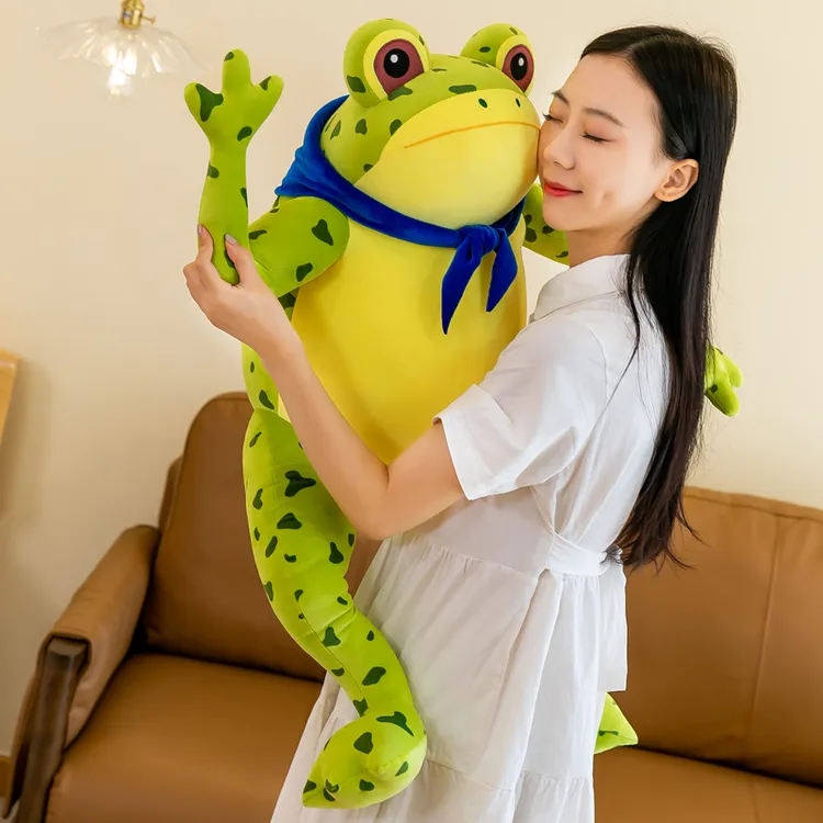 搞怪青蛙毛绒玩具玩偶儿童节摆件治愈系陪伴萌宠爆款浪漫父亲节