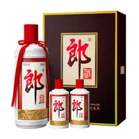 郎酒【七夕】郎牌郎酒子母郎礼盒 酱香型53度500ml*1瓶+（100ml*2瓶）