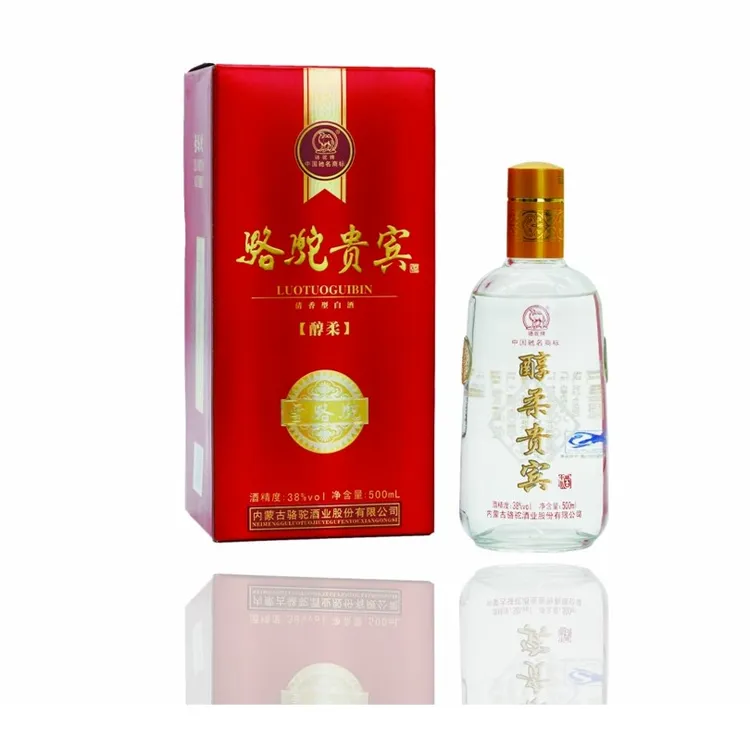 骆驼【贵宾】骆驼老酒清香型白酒2012年38°500ML38度500