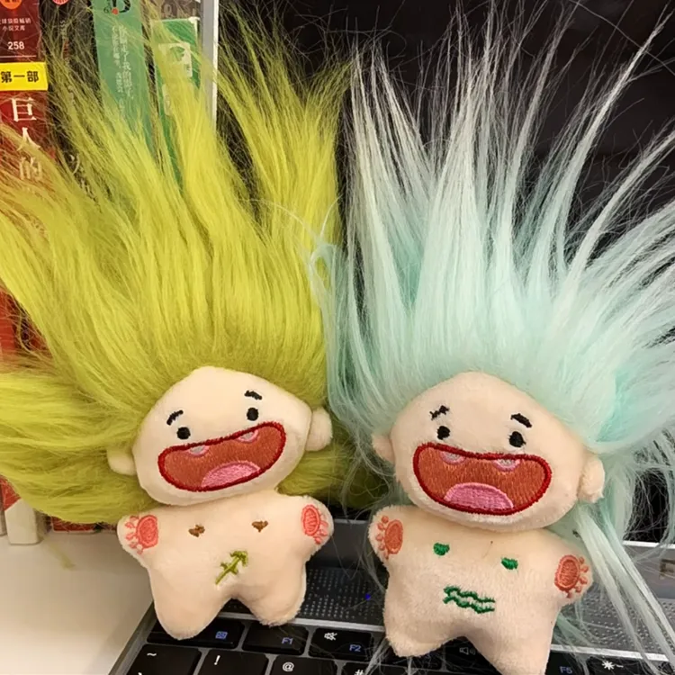 棉花娃娃公仔缺牙巴娃娃十二星座玩偶送男女朋友情侣礼物搞笑挂件