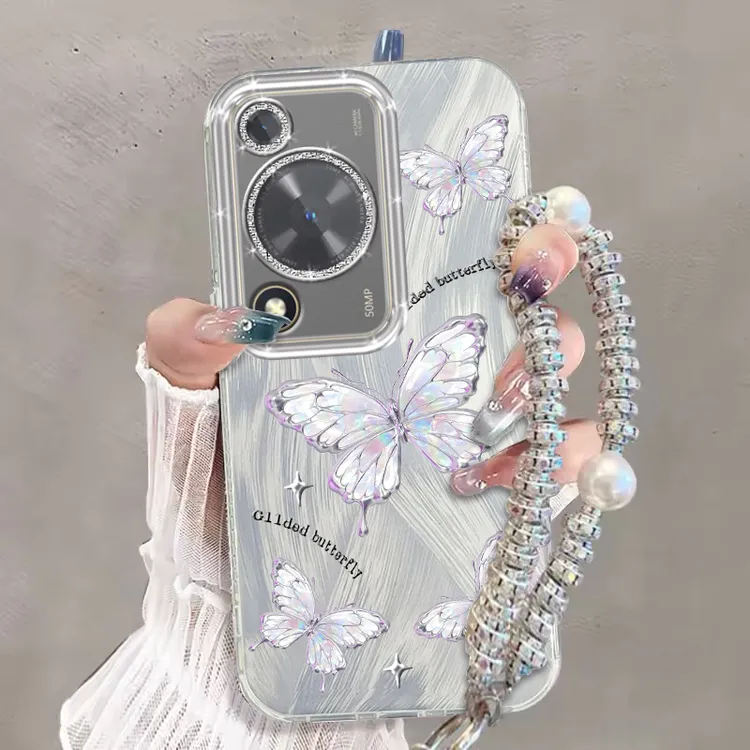 自带镜头膜Hi畅享70m手机壳MKY-AN20软壳羽纱蝴蝶畅享70保护套5G