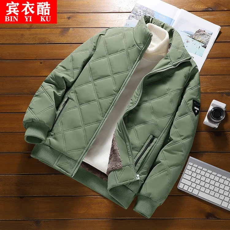 男士棉衣2025冬季新款棉服大码男装保暖立领棉袄加绒加厚外套男