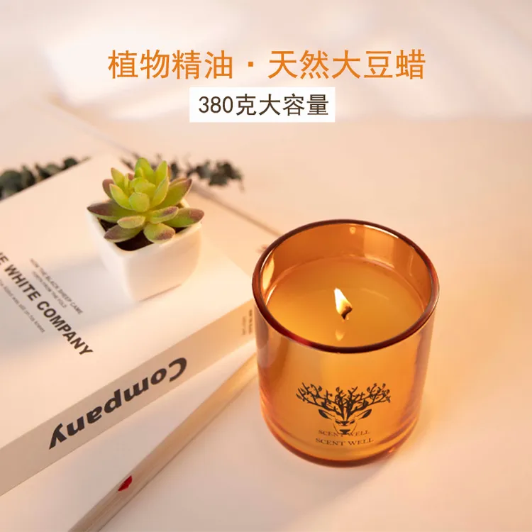 瀾派无烟香薰蜡烛植物香薰留香高级小众香薰香氛清新浪漫香味情调