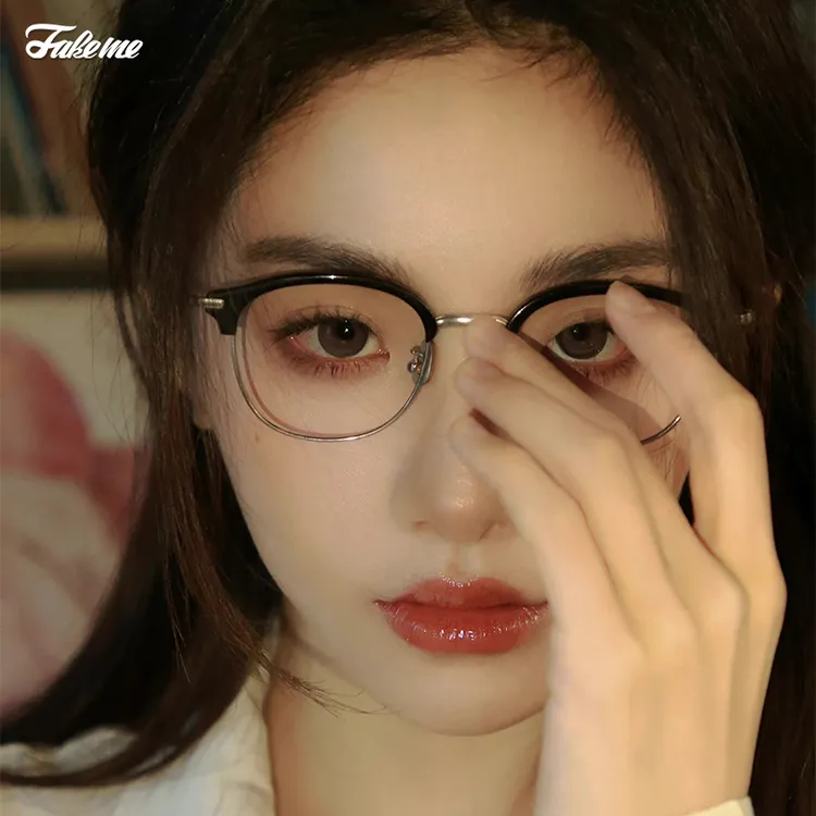 Fakeme(达人专属)喻言同款超轻光学镜架近视ins斯文极简hometown