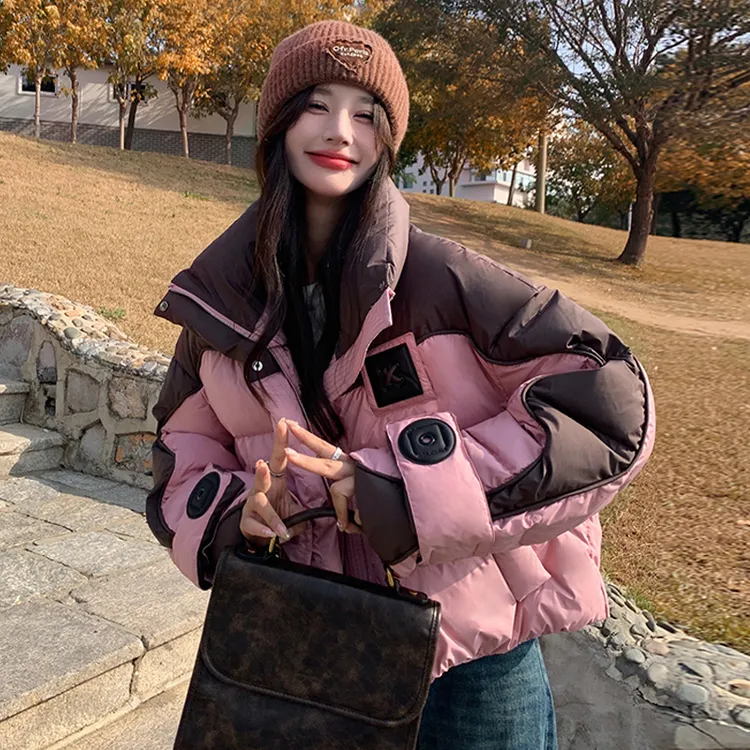 2025年新款冬季短款棉衣棉服女韩系时尚宽松加厚洋气保暖外套女款