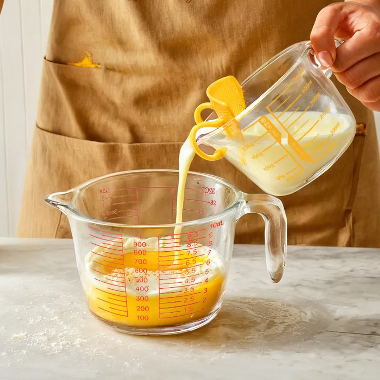 量杯家用过滤杯大容量鸡蛋羹淘米蛋液烘焙工具带刻度计量杯打蛋杯