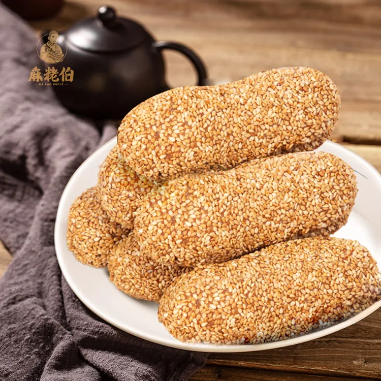 麻粩伯泉州特产麻粩花生麻枣传统手工制作蓼花糖雪枣零食包装糕点