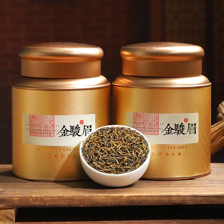 金骏眉红茶芽中芽特级正宗武夷浓香型2025新茶养胃茶叶罐装礼盒装