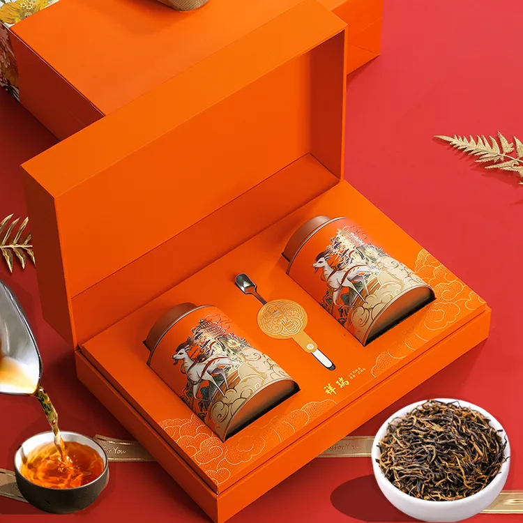特级金骏眉茶叶浓香型2025新茶正宗武夷山茶叶暖胃红茶礼盒装罐装