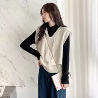 （直播专链，实物直播间为准，叫到名字去拍）毛衣背心韩版女装