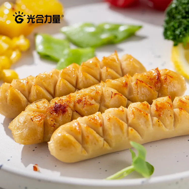 光合力量 开袋即食高蛋白鸡肉肠低脂健身轻食代餐解馋小零食烟熏