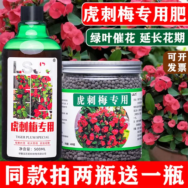 虎刺梅肥料花肥家用通用型复合肥盆栽植物有机颗粒肥虎刺梅专用肥