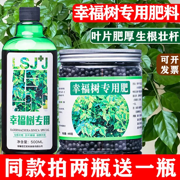 幸福树专用营养液养花肥料营养液植物室内氮磷钾复合肥家用通用型