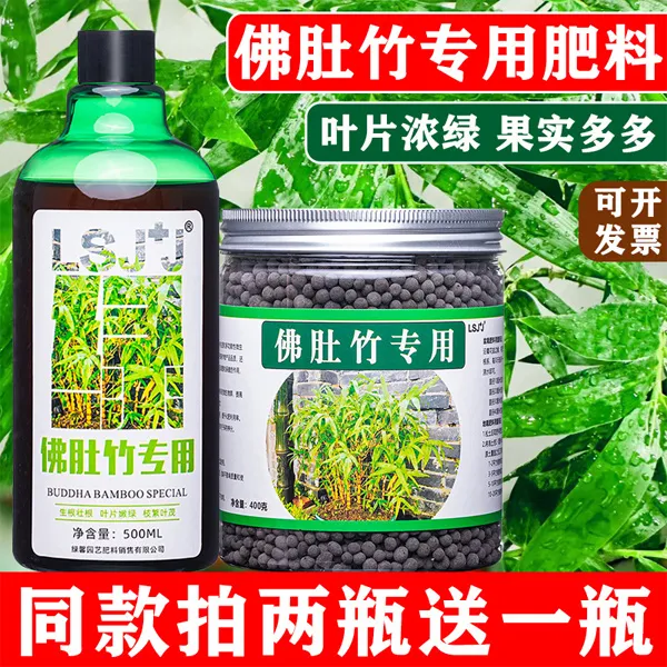 佛肚竹肥料专用肥绿叶营养液盆景盆栽室内外有机肥家庭四季缓释肥