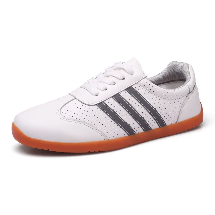 陈家沟真皮太极鞋牛筋底防滑耐磨透气练功鞋休闲散步鞋武术鞋