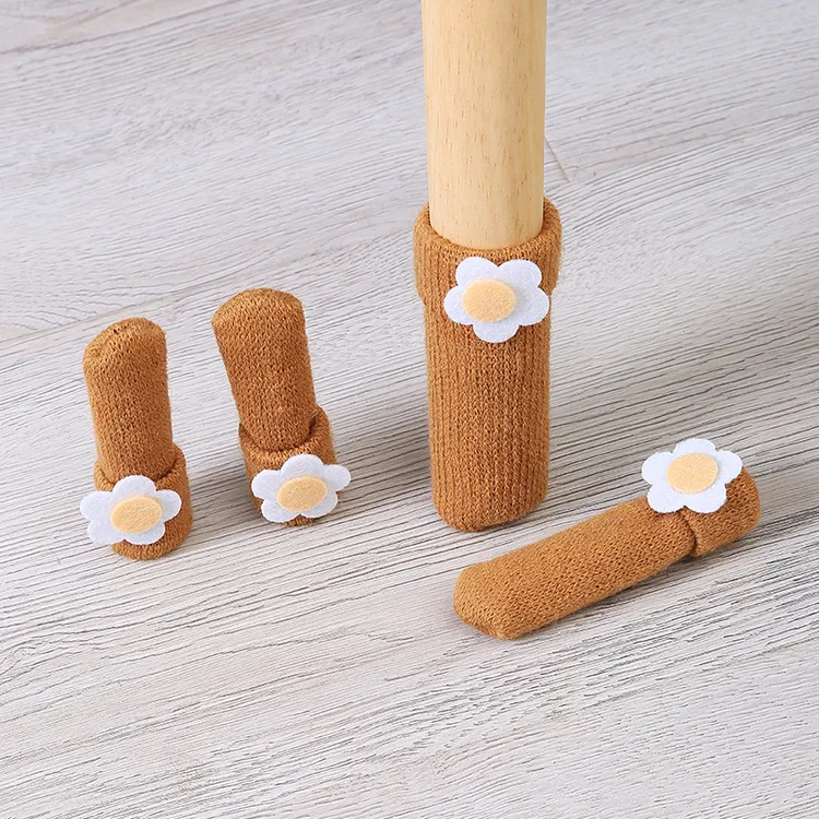 加厚凳子椅子脚套静音耐磨防滑双层餐椅桌椅腿套凳脚套脚垫针织