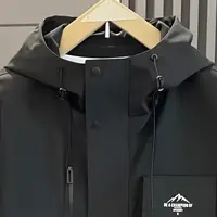 *黑色-【追风者】户外山系情侣（无水洗标）工装YF外套DM2028-非标