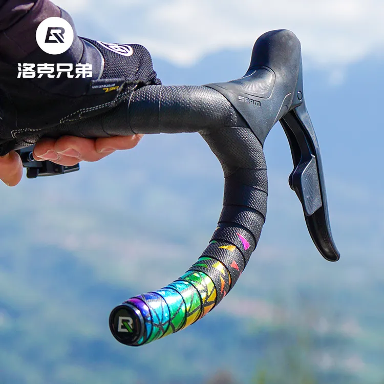 洛克兄弟公路车把带自行车把手弯把防滑绑带耐磨彩色骑行装备配件