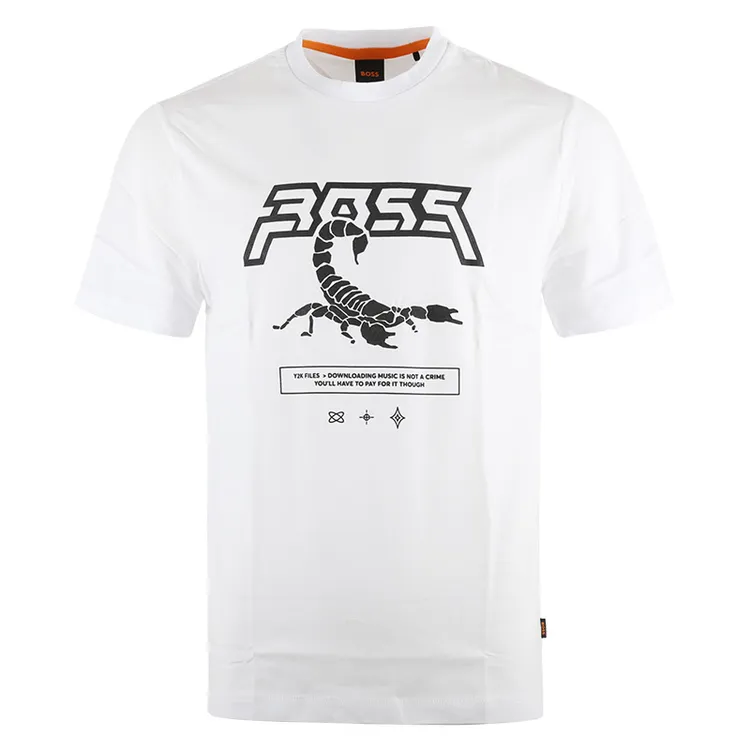 HUGO BOSS/雨果博斯 男士印花圆领短袖T恤衫 50510648