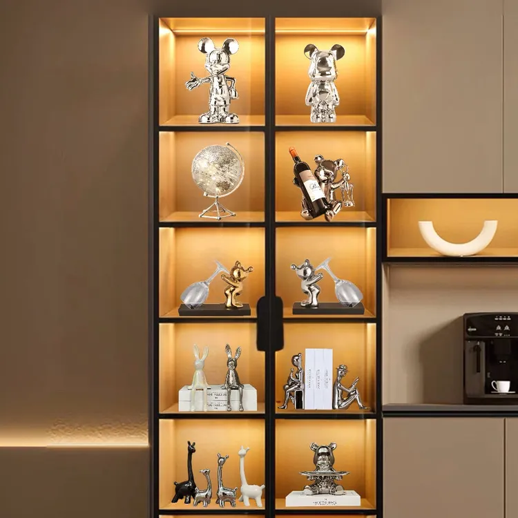酒柜高档装饰品摆件套装轻奢简约客厅电视柜餐边柜展示室内摆设品
