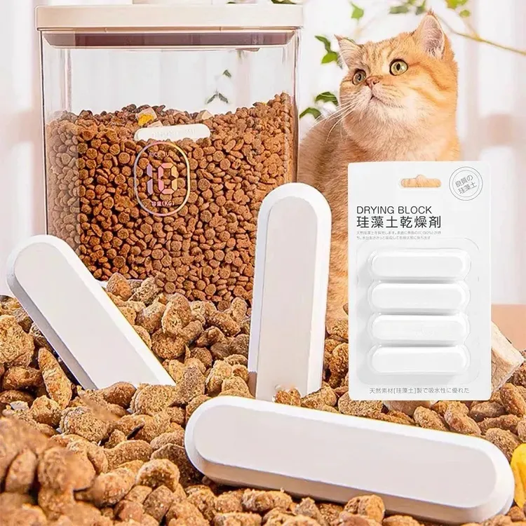 硅藻土干燥条防潮除湿干燥剂米面干燥块吸湿棒猫粮狗粮防霉防潮包