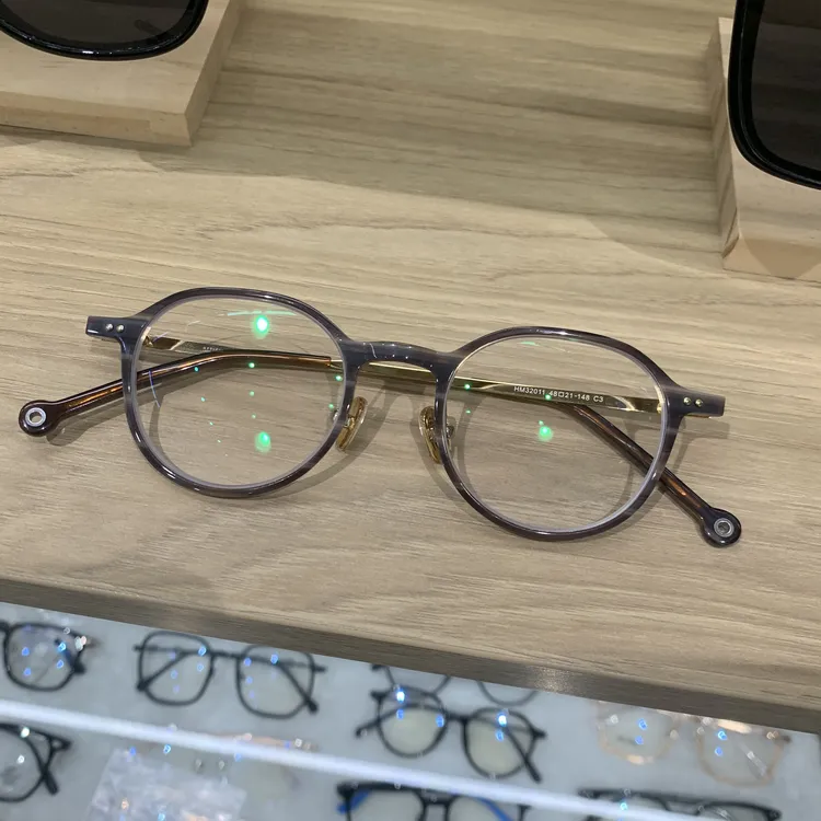 日系风超轻复古手工素颜镜小框高度近视眼镜