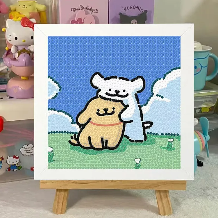 钻石画|diy自粘超可爱手工送礼物解压卡通风景卧室ins风装饰挂画
