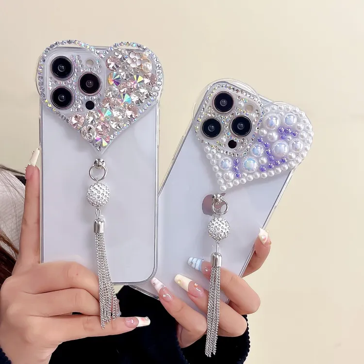 苹果14手机壳iPhone13promax时尚奢华苹果11/12爱心全包手机壳