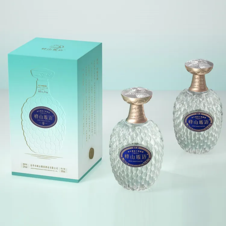 峰山堰语掌叶覆盆子鲜果蒸馏酒树莓白酒500ml礼盒装宋韵文创礼盒