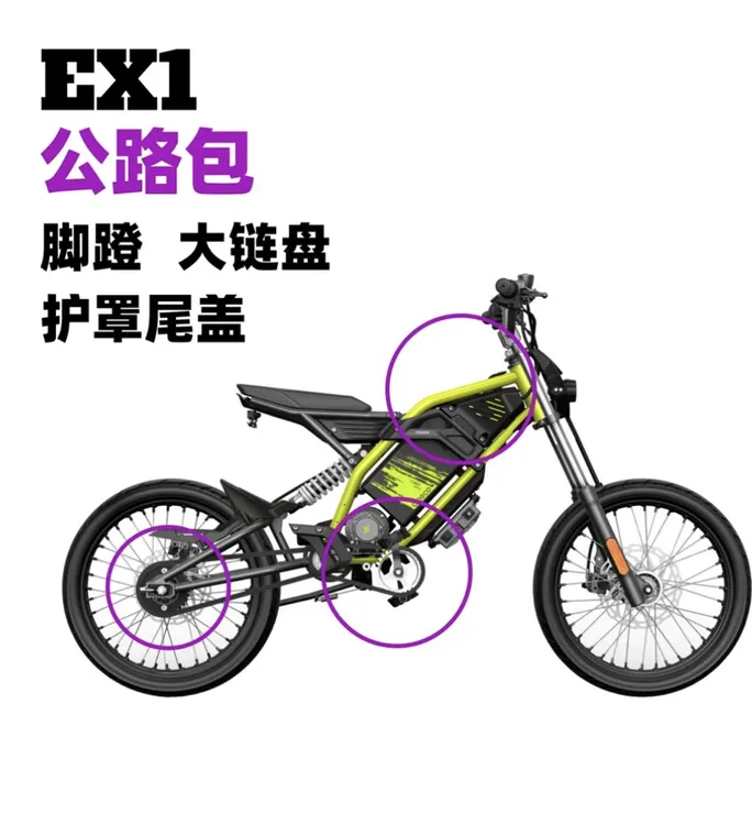 宗申森蓝 EX1 原厂改装件 公路包组合套件
