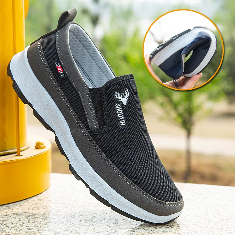 老北京布鞋男士中老年人爸爸鞋子软底防滑春秋男款休闲运动鞋男鞋