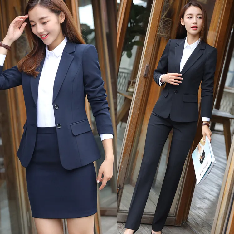 黑色西装套装女2024新款职业装职场正装春秋气质工作服西服外套女