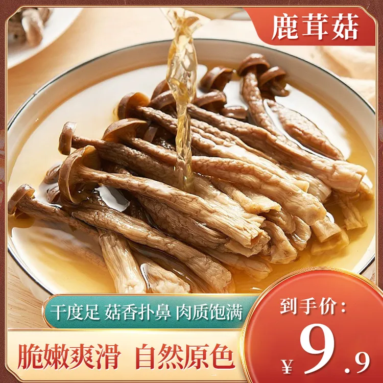 【甄选鹿茸菇】农家鹿茸菇鲜香脆嫩 爆炒炖汤营养美味云南食用菌