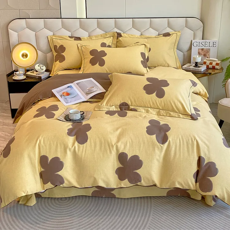 【全棉磨毛四件套】全棉入冬四件套床单款床笠款套件床上用假一赔三