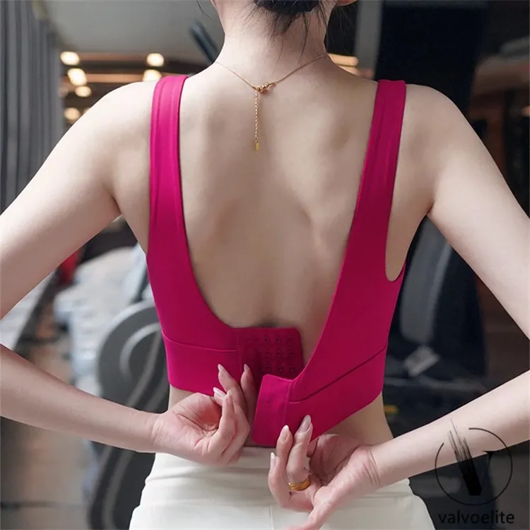 固定胸垫运动内衣女高强度防震跑步聚拢防下垂瑜伽背心健身文胸