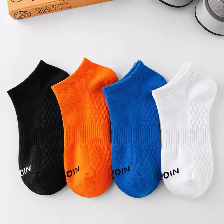 男士纯棉袜子防臭吸汗透气男款船袜夏季男袜夏天运动跑步短袜短款